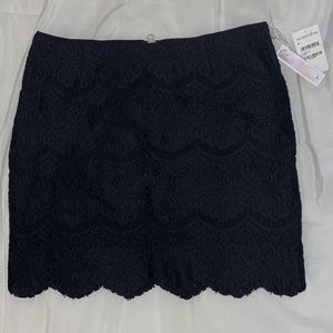 Women’s Black Lace Mini Skirt